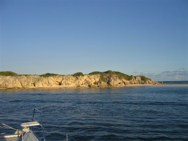 Mouillage a Caye verte